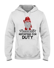 Gnomies Aebleskiver Tester Reporting for Duty Hooded Sweatshirt thumbnail