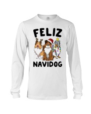 Feliz Navidog Shetland Sheepdogs Christmas Long Sleeve Tee thumbnail