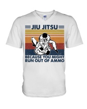 Jiu Jitsu because you might run out of ammo V-Neck T-Shirt thumbnail