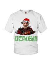 Christmas lights are a lot like Epstein shirt Youth T-Shirt thumbnail
