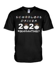 School Bus Driver 2020 Quarantined T-shirt V-Neck T-Shirt thumbnail