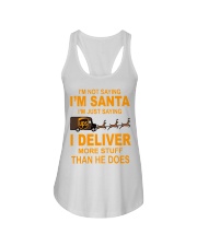 I'm not saying I'm santa UPS shirt Ladies Flowy Tank thumbnail