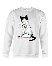 Cat Tattoo I love mom shirt Crewneck Sweatshirt thumbnail