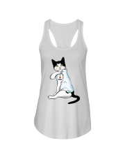 Cat Tattoo I love mom shirt Ladies Flowy Tank thumbnail