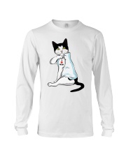 Cat Tattoo I love mom shirt Long Sleeve Tee thumbnail