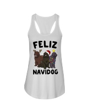 Feliz Navidog Newfoundland Christmas shirt Ladies Flowy Tank thumbnail