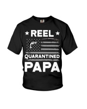 Fishing Reel quarantined Papa shirt Youth T-Shirt thumbnail