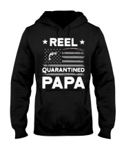 Fishing Reel quarantined Papa shirt Hooded Sweatshirt thumbnail