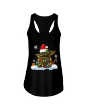 Baby Yoda Merry Christmas shirt Ladies Flowy Tank thumbnail