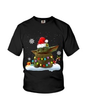 Baby Yoda Merry Christmas shirt Youth T-Shirt thumbnail
