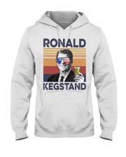 Ronald Kegstand Drink Independence day vintage Hooded Sweatshirt thumbnail