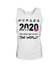 Nurses 2020 the ones who saved the world T-shirt Unisex Tank thumbnail