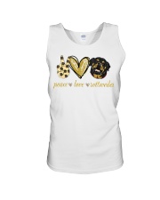 Peace love Rottweiler shirt Unisex Tank thumbnail