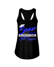 Senior 2020 delayed not denied still cappin blue Ladies Flowy Tank thumbnail