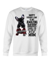 French Bulldog Happy Father's day to my amazing Crewneck Sweatshirt thumbnail