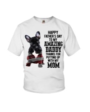 French Bulldog Happy Father's day to my amazing Youth T-Shirt thumbnail