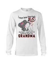 Elephant I never knew how much love grandma shirt Long Sleeve Tee thumbnail