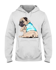 Pug I love mom shirt Hooded Sweatshirt thumbnail