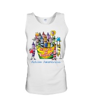 Crayon Autism Awareness It's ok to be different Unisex Tank thumbnail