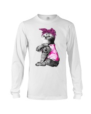 Cat tattoo I love mom funny shirt Long Sleeve Tee thumbnail