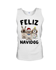 Feliz Navidog Shih Tzu Christmas shirt Unisex Tank thumbnail
