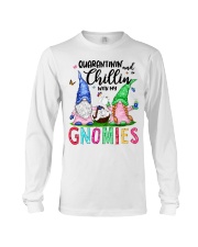 Quarantinin and Chillin with my gnomies T-shirt Long Sleeve Tee thumbnail