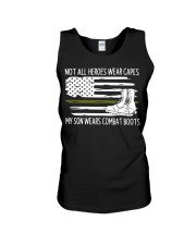 Not all Heroes Wear Capes My Son wears Combat Unisex Tank thumbnail