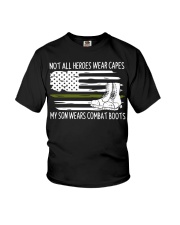 Not all Heroes Wear Capes My Son wears Combat Youth T-Shirt thumbnail