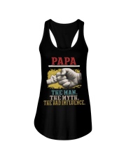 Papa the man the myth the bad influence Ladies Flowy Tank thumbnail
