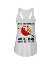 Never Underestimate an ski poles Ladies Flowy Tank thumbnail