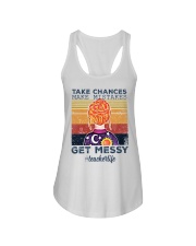 Take Chances make mistakes Get messy Ladies Flowy Tank thumbnail