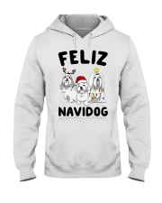 Feliz Navidog Maltese Christmas shirt Hooded Sweatshirt thumbnail