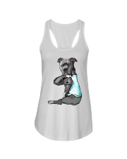 Pitbull tattoo I love Grandpa shirt Ladies Flowy Tank thumbnail