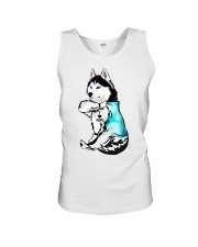 Husky Tattoo I love mom shirt Unisex Tank thumbnail