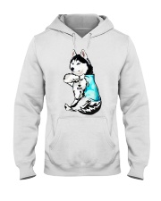 Husky Tattoo I love mom shirt Hooded Sweatshirt thumbnail