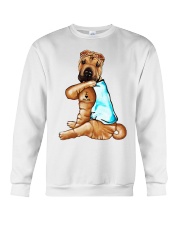Shar Pei Tattoo I love mom shirt Crewneck Sweatshirt thumbnail
