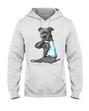 Pitbull I Love Mom shirt Hooded Sweatshirt thumbnail