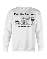 Plan for the day coffee baking Wine Crewneck Sweatshirt thumbnail