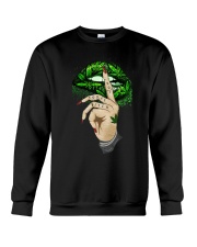 Lips Weed not today bitch shirt Crewneck Sweatshirt thumbnail