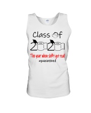 Class of 2020 the year when shit got real Unisex Tank thumbnail