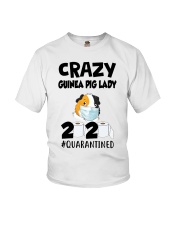Crazy guinea pig lazy 2020 quarantined T-shirt Youth T-Shirt thumbnail