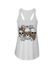 3 skull No Speak No Hear No see shirt Ladies Flowy Tank thumbnail