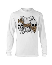3 skull No Speak No Hear No see shirt Long Sleeve Tee thumbnail