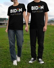 Biden fight f45cism T Shirts Classic T-Shirt apparel-classic-tshirt-lifestyle-front-132