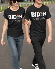 Biden fight f45cism T Shirts Classic T-Shirt apparel-classic-tshirt-lifestyle-front-142
