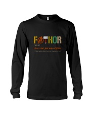 Fathor Shirt Noun Like A Dad Long Sleeve Tee tile