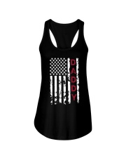 American Daddy Father's Day Ladies Flowy Tank tile