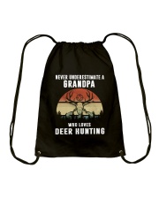 Never Underestimate A Grandpa Drawstring Bag tile