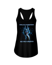HELLO DARKNESS MY OLD FRIEND DRAGON Ladies Flowy Tank tile