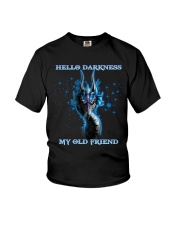 HELLO DARKNESS MY OLD FRIEND DRAGON Youth T-Shirt tile